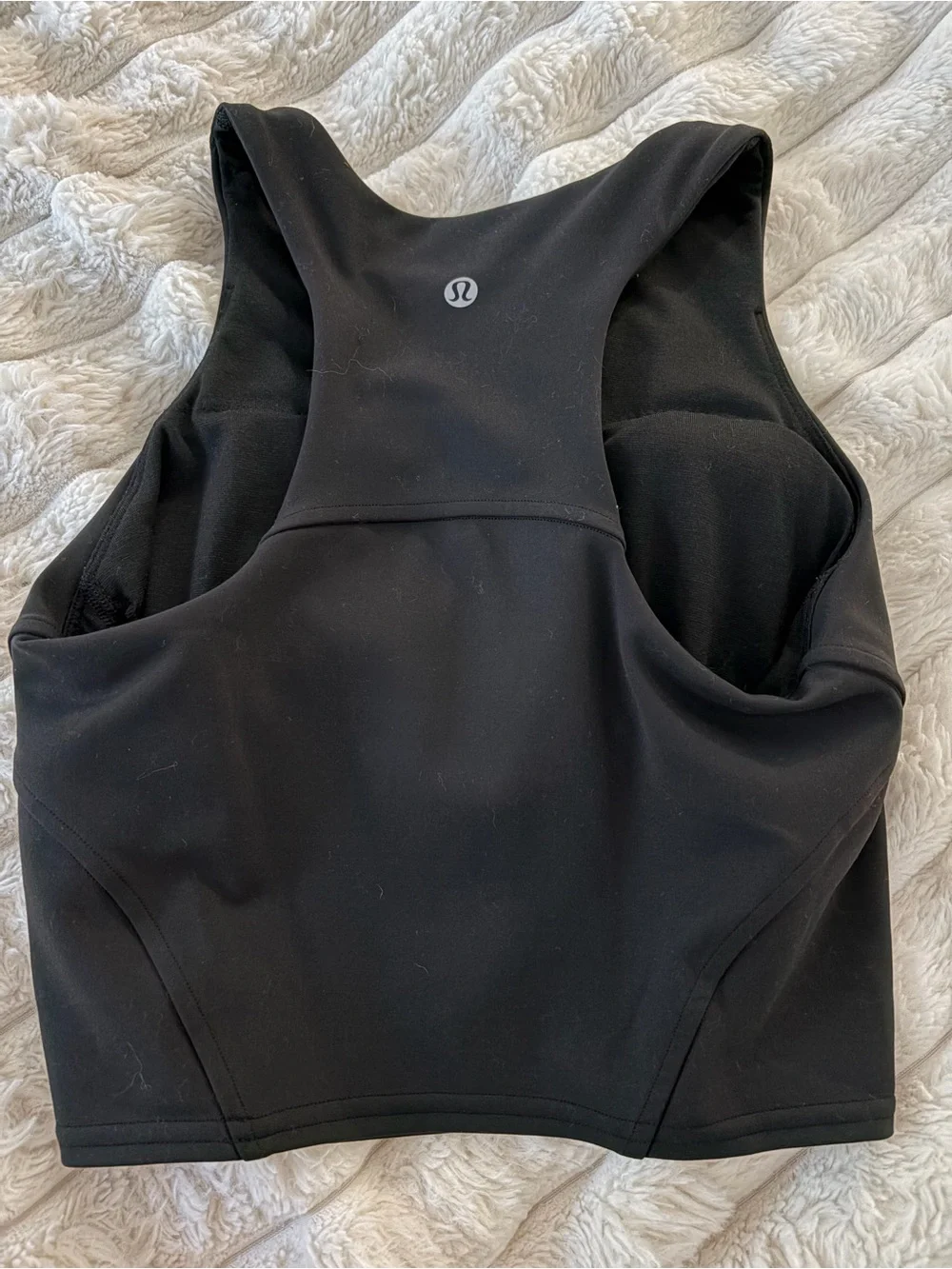 lululemon athletica Black High-Neck Athletic Tank